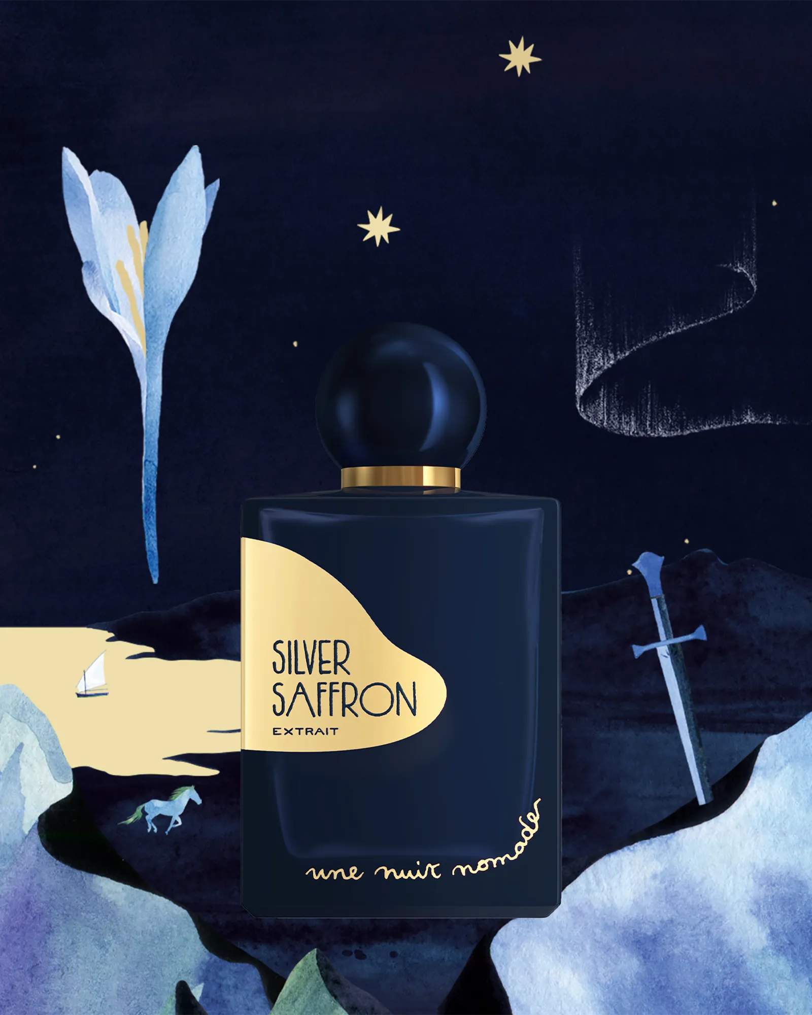 Silver saffron extrait de parfum